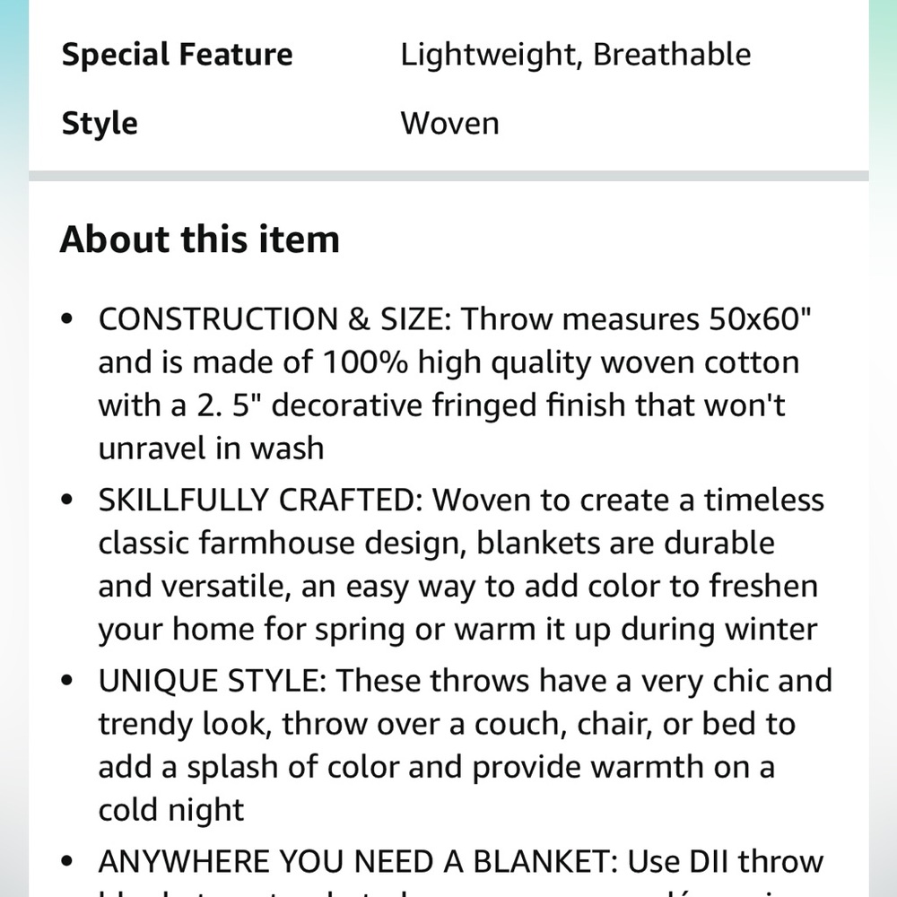 Amazon throw blanket - Picture 6 of 15